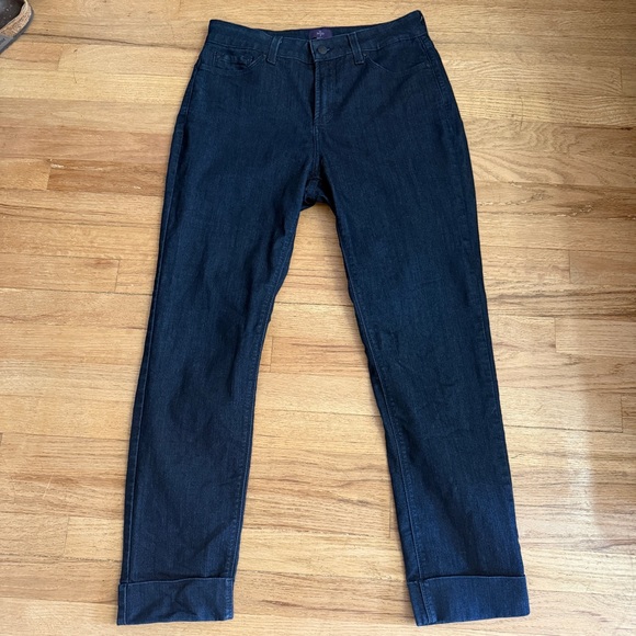 NYDJ Denim - NYDJ Women's Cuffed Straight Leg Jeans